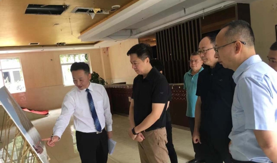 集团向导率队考察银娱优越会旅馆部分存量项目